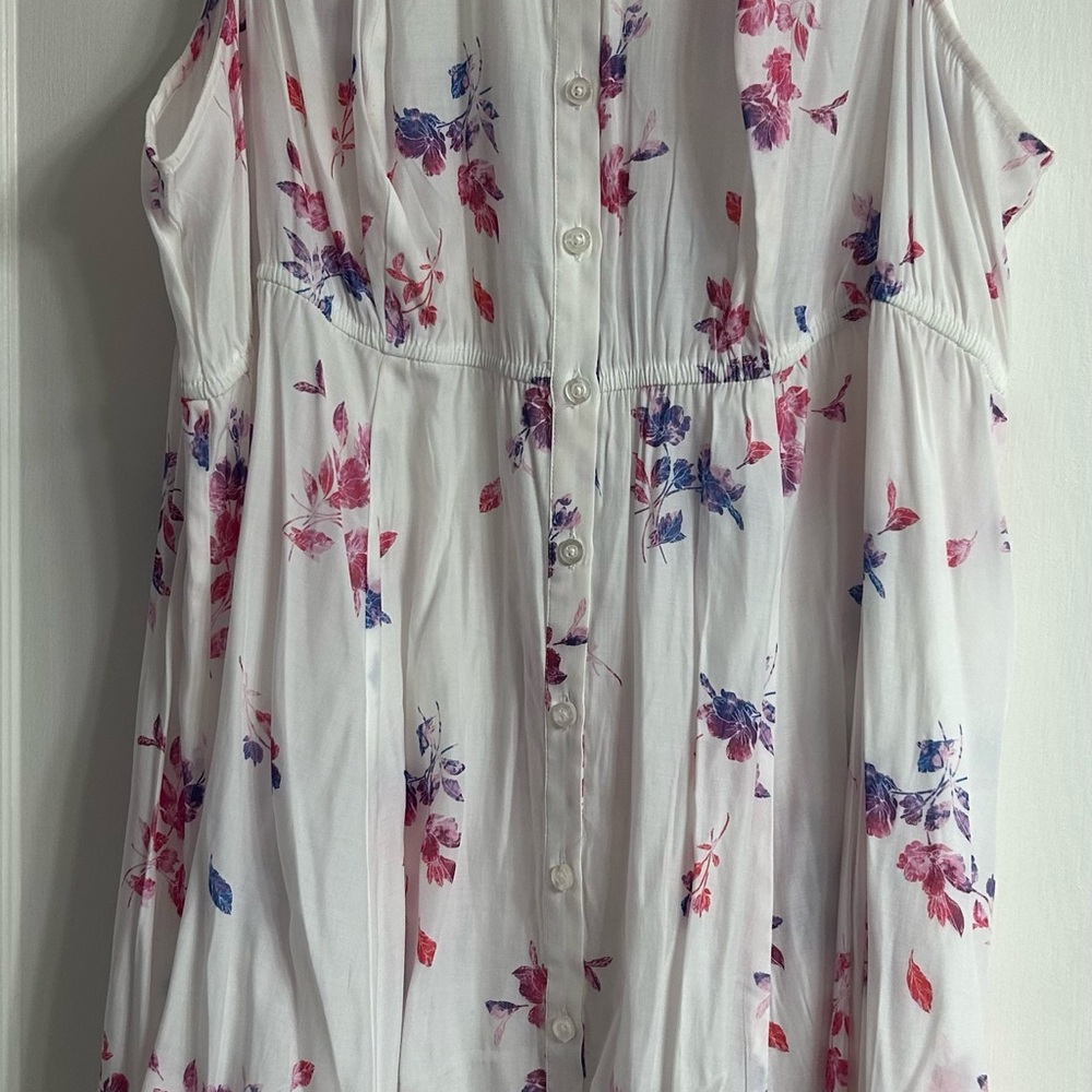 Floral Button-Down Women's Top